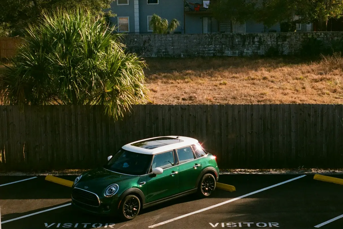 Auto Insurance in Port St. Lucie, FL: illustrative photo of a compact car in an apartment parking lot